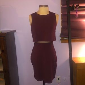 Maroon Dress